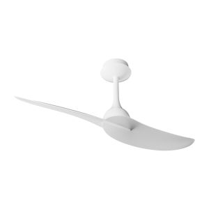 Ipanema 1m 32W Twin Blade Ceiling Fan, Remote Control, White, 5yrs Warranty