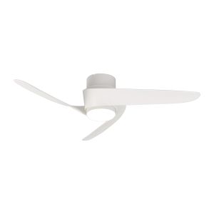 Island 102cm 24W LED Dimmable Ceiling Light With Built-In 30W DC Fan, 2700-5000K Remote & APP Control, 1700lm, White, 5yrs Warranty