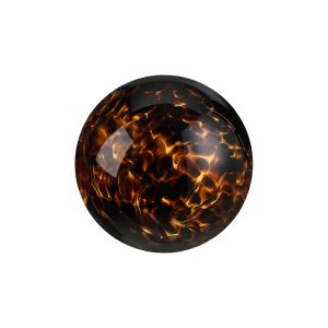 Jestero IP 15cm Round Tortoise Shell Glass Shade (M), E27 Thread, Brown/Amber