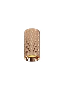 Seafood 11cm Surface Mounted Ceiling Light, 1 x GU10, Rose Gold