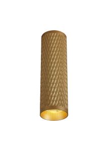 Seafood 20cm Surface Mounted Ceiling Light, 1 x GU10, Champagne Gold