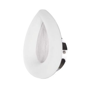 * Juno Wall Lamp 5W LED 3000K, 450lm, Satin Aluminium/Frosted Acrylic/Polished Chrome, 3yrs Warranty
