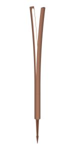Katana 93cm Bollard/In-Ground Spike, 15W LED, 3000K, 1530lm, IP65, Rust Brown, 3yrs Warranty