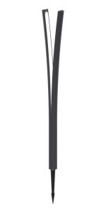 Katana 93cm Bollard/In-Ground Spike, 15W LED, 3000K, 1530lm, IP65, Black, 3yrs Warranty