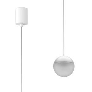 Kilda 1 Light Surface Pendant, 10W LED, 3000K, 800lm, White, 3yrs Warranty