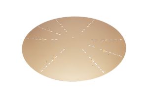 Lowan 79cm Suspension Plate Only Painted Gold (ONLY TESTED FOR OUR RANGE OF PRODUCTS)