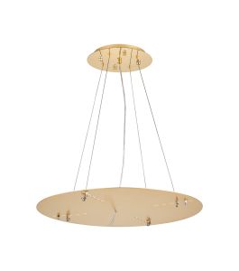 Lowan 59cm, 3m French Gold/Painted Gold, Suspension Plate c/w Power Cable To Lower Flush Fittings,  Max Load 20kg (ONLY TESTED FOR OUR PRODUCTS)