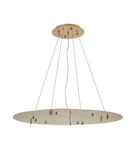 Lowan 79cm, 3m Brass/Painted Brass, Suspension Plate c/w Power Cable To Lower Flush Fittings, Max Load 20kg (ONLY TESTED FOR OUR PRODUCTS)