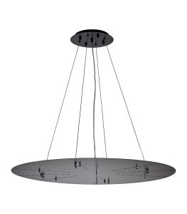 Lowan 89cm, 3m Satin Black/Matt Black, Suspension Plate c/w Power Cable To Lower Flush Fittings, Max Load 20kg (ONLY TESTED FOR OUR PRODUCTS)