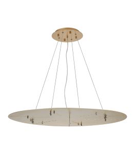 Lowan 89cm, 3m Brass/Painted Brass, Suspension Plate c/w Power Cable To Lower Flush Fittings, Max Load 20kg (ONLY TESTED FOR OUR PRODUCTS)