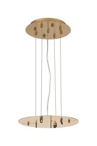Lowan 31cm, 3m Brass/Painted Brass, Suspension Plate c/w Power Cable To Lower Flush Fittings, Max Load 40kg (ONLY TESTED FOR OUR PRODUCTS)