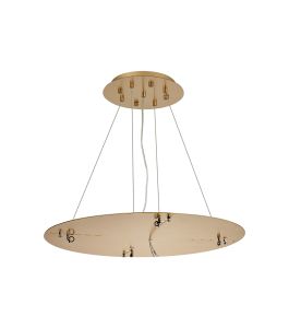 Lowan 59cm, 3m Brass/Painted Brass, Suspension Plate c/w Power Cable To Lower Flush Fittings, Max Load 40kg (ONLY TESTED FOR OUR PRODUCTS)