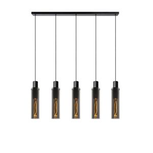ORLANDO Pendant light 5xE27 Smoke Grey dimmable