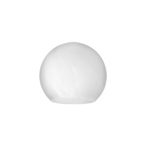 Ondra 20cm Round White Cloudy Globe Glass Shade (A),