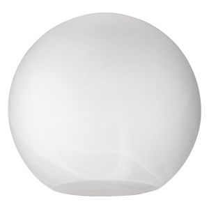 Ondra 40cm Round White Cloudy Globe Glass Shade (A), 2.3kg