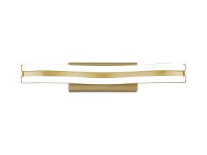 Bahia 40cm Linear Wall Lamp, 1 x 16W LED, 3500K, 1041lm, Sand Gold, 3yrs Warranty