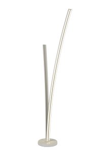 Neve 2 Light Floor Lamp Dimmable, 16W/20W LED, 4000K, 2270lm, White, 3yrs Warranty