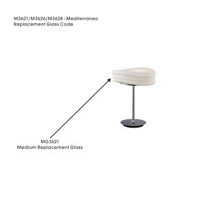 Mediterraneo Glass Medium For M3621/M3626/M3628