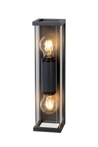Meribel Wall Lamp 2 x E27, IP54, Graphite, 2 Years Warranty