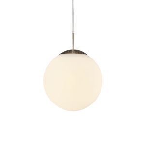 SaaS Small Ball Pendant 1 Light E27 Frosted White Glass