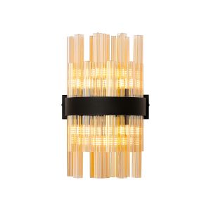 Modus 6 Light G9, Wall Light, Satin Black / Amber