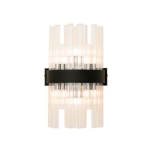 Modus 6 Light G9, Wall Light, Satin Black / Clear