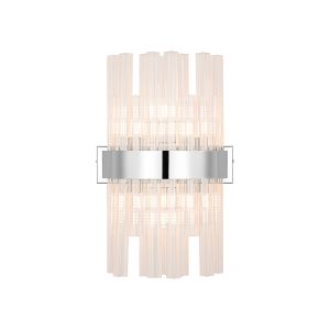 Modus 6 Light G9, Wall Light, Polished Nickel / Clear