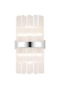 Modus 8 Light G9, Wall Light, Polished Nickel / Clear