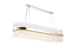 Modus 1.5m 36 Light G9, Pendant Oblong, Polished Nickel / Clear Item Weight: 33.98kg