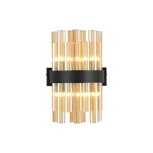 Modus 4 Light G9, Wall Light, Satin Black / Amber