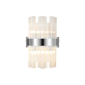 Modus 4 Light G9, Wall Light, Polished Nickel / Clear