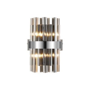 Modus 4 Light G9, Wall Light, Polished Nickel / Smoke