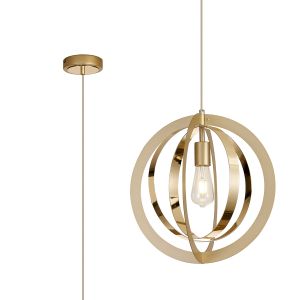 Carpaccio 40cm Pendant, 1 x E27, Painted Gold/French Gold