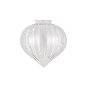 Mia 23x23cm Flower Bud Glass Shade (A) (MAY REQUIRE 88mm COLLAR FOR OTHER FIXTURES), Clear