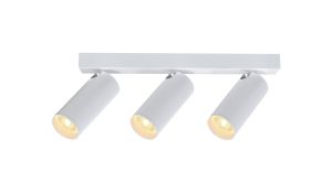 Nazare Linear 3 Light Spotlight GU10 Mini (Max 12W), Matt White