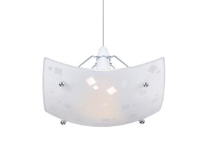 Endon NE-63 Dimp Sq Non-Electric Pendant 1 Light In Glass