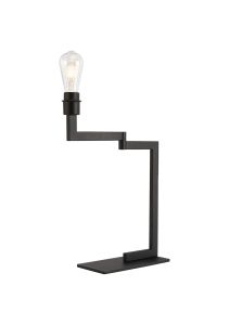 Isola Swing Arm Table Lamp, Without Shade, 1 x E27, Satin Black