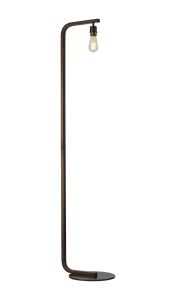 Isola Arc Floor Lamp Without Shade, 1 Light E27, Matt Bronze