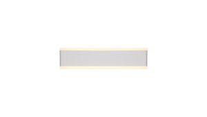 Nelson 30cm Linear Wall Light, 16W LED, CCT Switchable 2700/3200/4000K, 1080lm, White, 3yrs Warranty