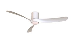 Nemo II L 1.3m 19W LED Dimmable Ceiling Light With Built-In 32W DC Fan, 3000-5000K Remote Control, 3800lm, White, 5yrs Warranty