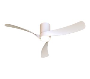 Nemo II M 1.2m 19W LED Dimmable Ceiling Light With Built-In 32W DC Fan, 3000-5000K Remote Control, 3800lm, White, 5yrs Warranty