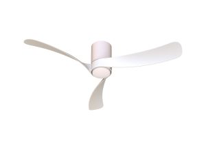 Nemo M 1.2m 24W LED Dimmable Ceiling Light With Built-In 32W DC Fan, 2700-5000K Remote Control, 3200lm, White, 5yrs Warranty