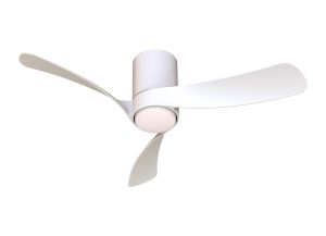 Nemo S 97cm 24W LED Dimmable Ceiling Light With Built-In 30W DC Fan, 2700-5000K Remote Control, 3200lm, White, 5yrs Warranty