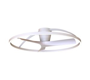 Nepal II 1m 44W LED Dimmable Light With Built-In 32W DC Fan With Single Speed Reverse, White Finish c/w Remote Control, 7700lm, 5yrs Warranty