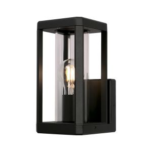 Nevada Wall Lamp, 1 x E27, IP65, Matt Black, 2yrs Warranty