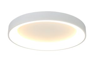 Niseko II Ring Ceiling 65cm 50W LED, 2700K-5000K Tuneable, 3760lm, Remote Control & APP, White, 3yrs Warranty
