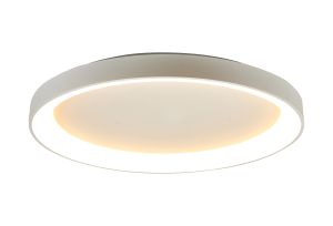 Niseko II Ring Ceiling 90cm 78W LED, 2700K-5000K Tuneable, 6200lm, Remote Control, White, 3yrs Warranty