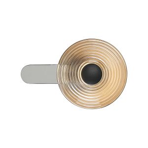 Biento Wall Lamp, 1 x 7W LED, 3000K, 426lm, Chrome/Smoke/Satin Black, 3yrs Warranty