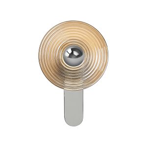 Biento Wall Lamp, 1 x 7W LED, 3000K, 426lm, Chrome/Smoke, 3yrs Warranty