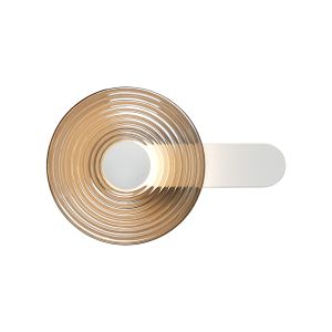Biento Wall Lamp,1 x 7W LED, 3000K, 426lm, Satin White/Smoke, 3yrs Warranty
